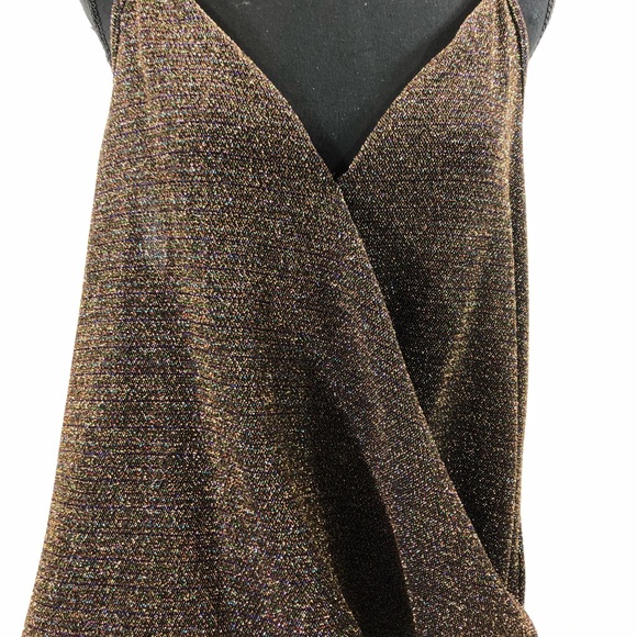 Anthropologie Eri & Ali metallic top - Picture 2 of 7